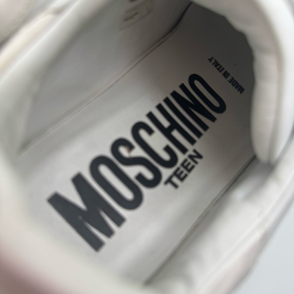 Moschino White and Black Sneakers - Picture 2 of 7
